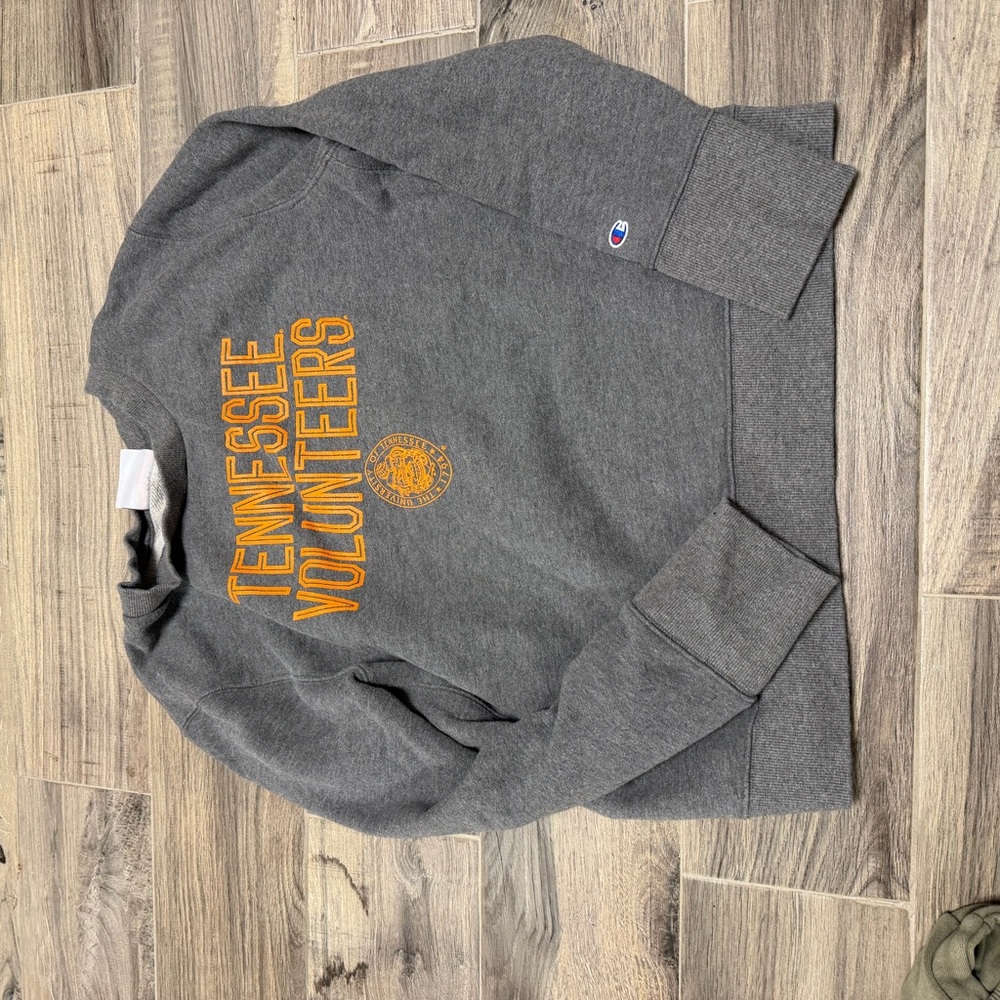 Champion Gray Tennessee Volunteers Crewneck Sweater